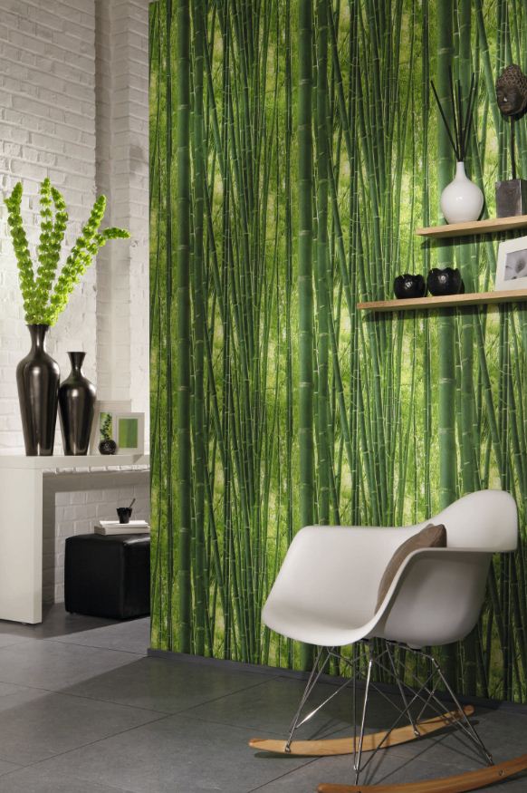 decorar con estilo tropical bambu