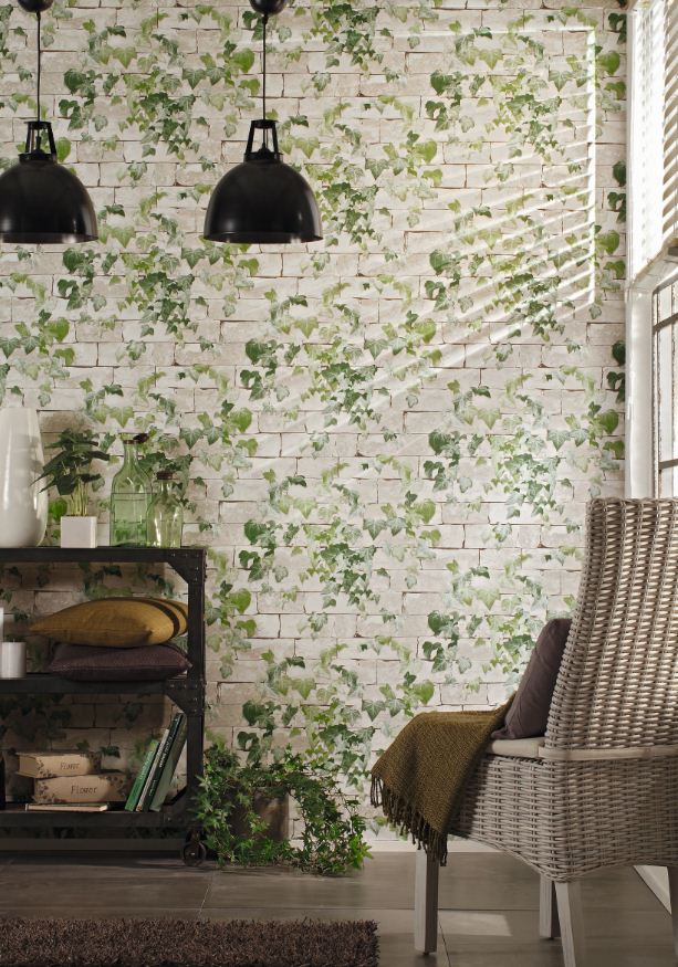 decorar con estilo tropical hiedra
